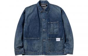 NEIGHBORHOOD Джинсовая куртка с двумя карманами, Indigo