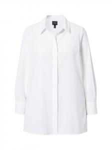 Блуза Ulla Popken Hemdbluse, цвет schneeweiß