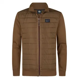 Толстовка Petrol Industries M-3050-SWC305 full zip, коричневый