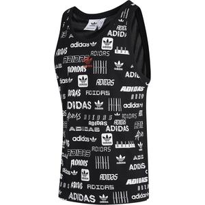 Футболка-майка Trefoil черная мужская Adidas Originals