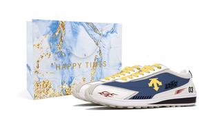 DESCENTE Кроссовки для скейтборда Cron Racer Abrasion Resistant низкие унисекс black white