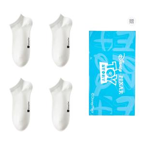 Женские носки щиколотка Shopping Bag 4 Pack Disney, белый