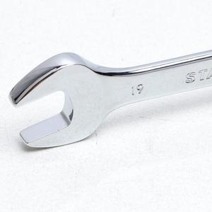Stanley метрический тонкополированный двойной рожковый ключ 30х32мм двусторонний вилочный тупиковый ключ 93-312