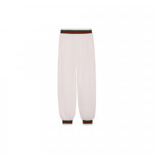 GUCCI SS24 Вязаные спортивные брюки Women's Ivory White