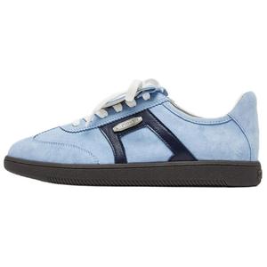 Staccato Женские кроссовки для скейтбординга с маленькими музыкальными нотами, устойчивые к истиранию, цвет "утренний туман", синие