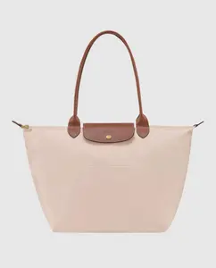 Женская сумка через плечо Le Pliage Original размер L Longchamp, бежевый