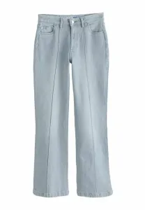 Высокий крой, шов спереди, широкие штанины Next, Grey