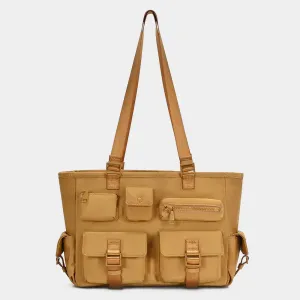 Многофункциональная сумка-тоут через плечо с множеством карманов Fashnzfab