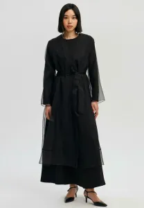 Повседневное платье с открытой передней частью Touché Privé, Black