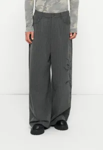 Готические полосатые брюки-голиаф Jaded London, Grey