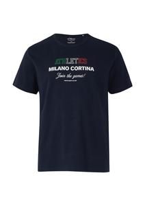 s.Oliver Men Big Sizes Футболка в морском синем цвете