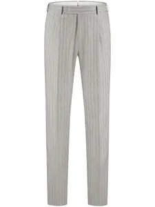 Полосатые брюки строгого кроя PT Torino, серый