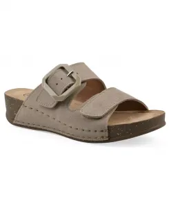 Женские сандалии-слипоны Fearful на платформе White Mountain, коричневый/бежевый