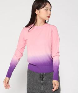 Вязаный свитер с длинными рукавами