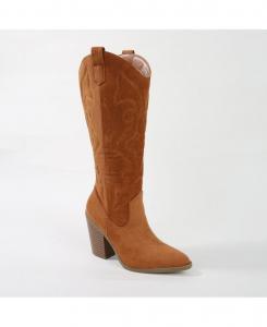 Ботинки в стиле вестерн из искусственной замши Arizona BERNESS, Tan