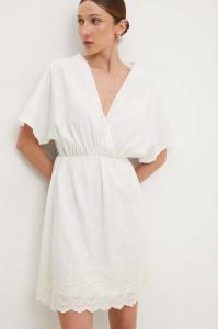 Хлопковое платье Answear Lab, белый