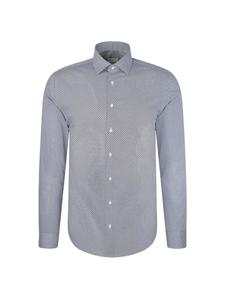 Рубашка делового кроя Slim Fit SEIDENSTICKER, Royal Blue/Light Blue