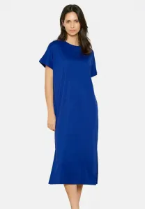 Однотонное трикотажное платье миди Lolaliza, Electric Blue