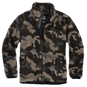 Переходная куртка Brandit Teddyfleece Jacket, темный камо