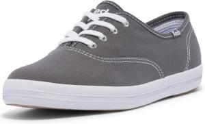 Женские кроссовки Keds Champion с шнуровкой для сезона, темно-серый