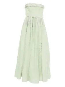 Платье с оборками Viktor & Rolf, зеленый
