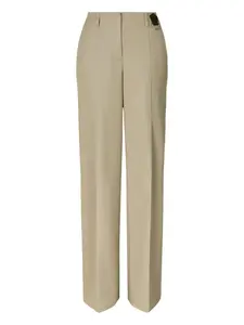 Брюки из рваного хлопка Tory Burch, нейтральный