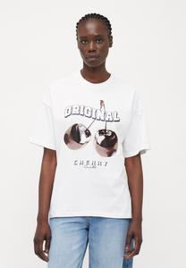 Футболка с принтом ONLCARRIE LIFE CHERRY ONLY Tall, белый