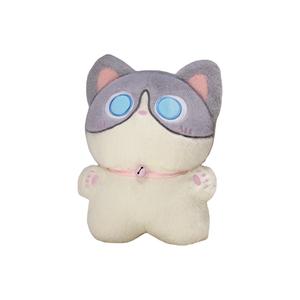 Плюшевая кукла с милым дизайном котенка с колокольчиком, высота 35см Click