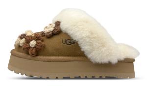 Eva устойчивые к истиранию тапочки с закрытым носком женские chestnut brown UGG, Chestnut