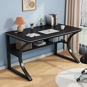 Компьютерный стол Xinmeikai 160x60 см, игровой и для стримов, черная рама + полосатая черная столешница, для дома и офиса