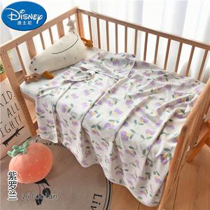 Disney Шелковое одеяло 140х180 см, хлопок и шелк, фиолетовый