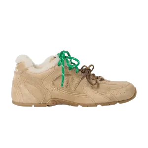 Кроссовки Miu Miu New Balance x Miu Miu 530 SL Bleached Ecru Shearling, желто-коричневый