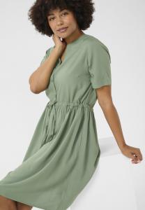Платье-рубашка CRFERINA Cream, темно-зеленый