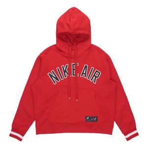 Толстовка Nike AS Men's Sportswear Air PO FL University Red Hoodie, красный