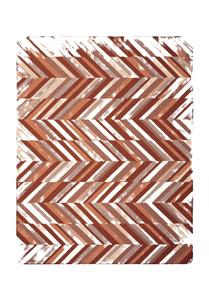 Одеяло Biederlack Shifted, 200 x 150 см, терракотовый