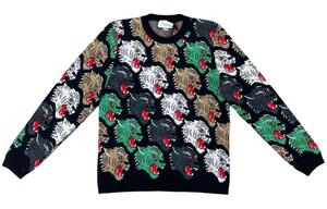 Свитер мужской Gucci с принтом, черный