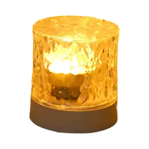 Детские креативные прикроватные лампы Flame Table Lamps Ha Jie Bret, Upgraded Ver.16 Color-Changing светло-(Rechargeable Rotating Remote Control Model)