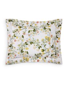 Комплект постельного белья Botanica King Sham Pratesi, зеленый