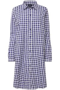 Рубашка-платье Laurasøn, фиолетовый/белый