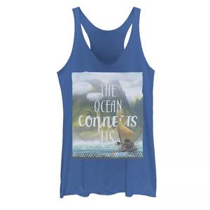 Детский постер Disney Moana «Океан соединяет нас» с графическим баком Disney