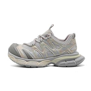 Женские кроссовки с низким верхом и массивной подошвой, устойчивые к истиранию La Chapelle, Gray