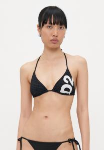 Топ бикини Dsquared2 TRIANGLE, Black/White/Black