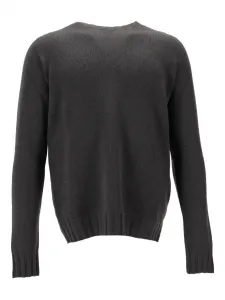 Свитер с круглым вырезом La Rose, серый