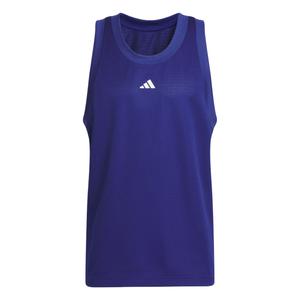 Баскетбольная майка мужская Victory Blue/White Adidas, синий/белый