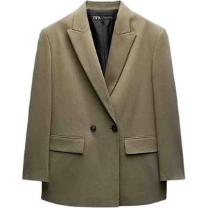 Деловой пиджак женский Zara, черный