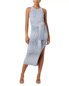 Платье с завязками спереди в стиле «гоночная машинка» Toccin, синий