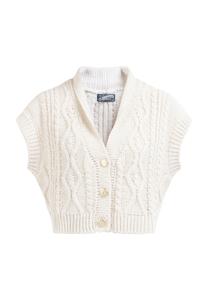 Утепленный жилет DreiMaster Strick, белый