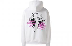 Толстовка Unisex Hooded Moderate Heavyweight ZIAREL, белый heather серый