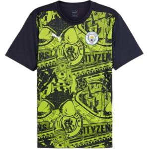 Футбольная майка футбольного клуба «Манчестер Сити» мужская желто-синяя Puma, желто-синий