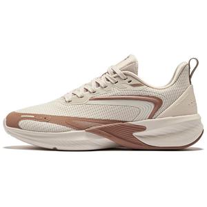 Женские беговые кроссовки Erke с амортизацией, противоскользящей подошвой, дышащие, облегченные, низкие, цвет Brush Grey Cinnamon Pink, Painted Gray/Cinnamon Powders